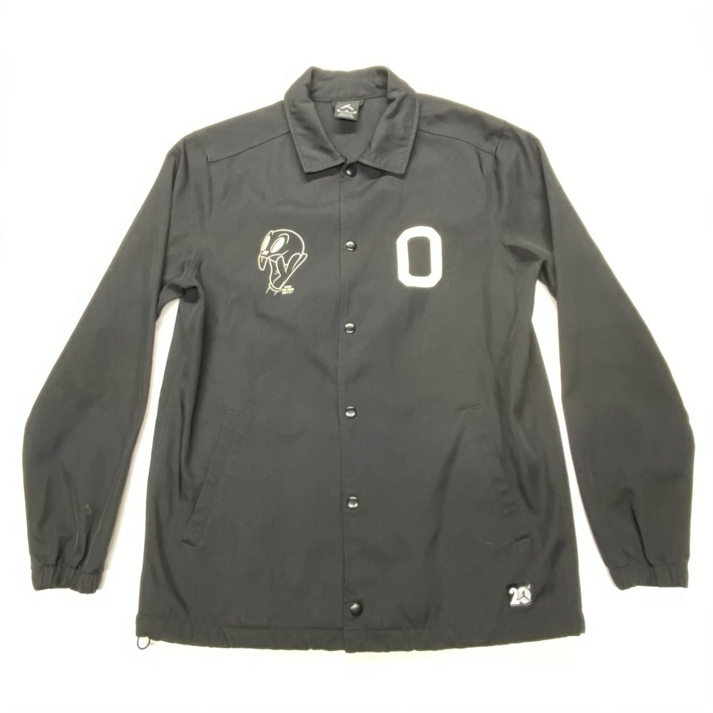 Nike Air Jordan Jacket Mens Medium Space Jam 20th Anniversary Black 11 Retro